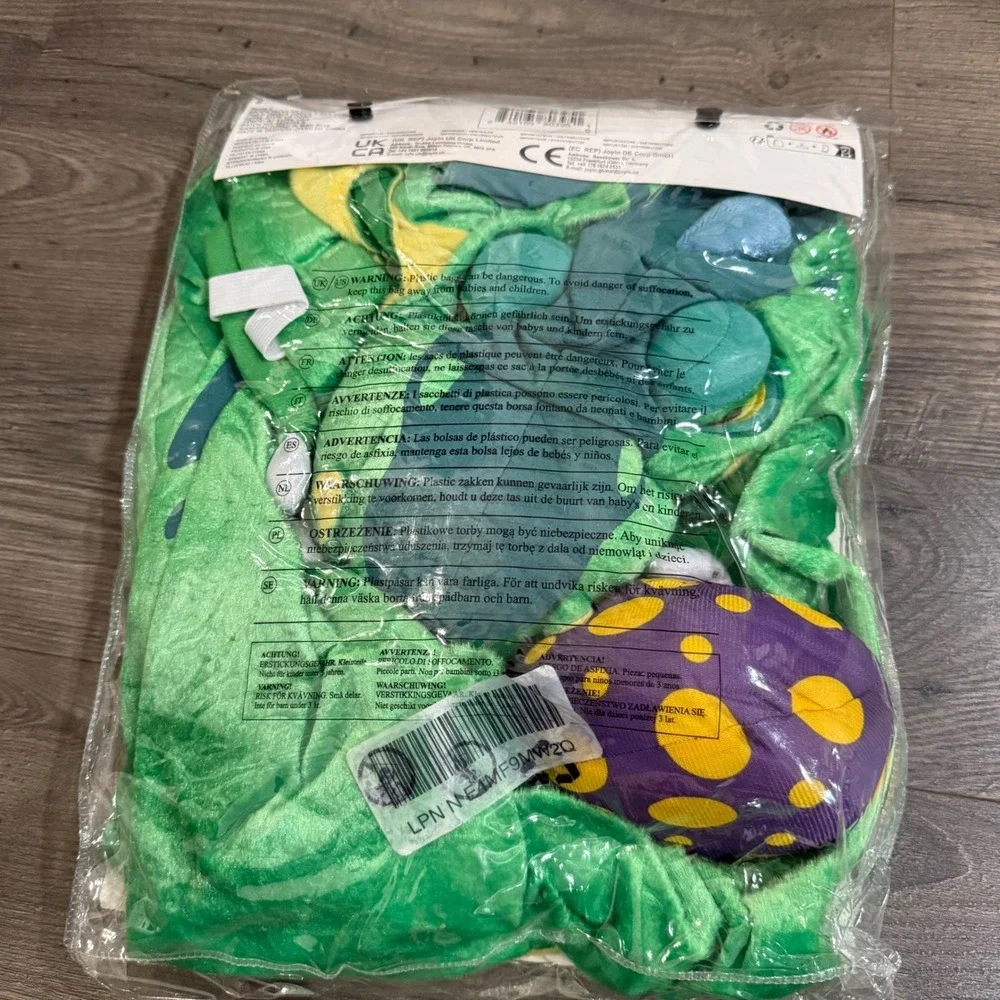 Spooktacular Creations Green T-Rex Dinosaur Costume Child Small 5-7 Year 3pc Set
